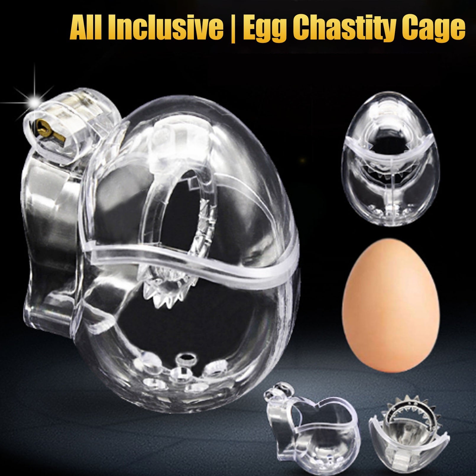 Men's Self-designed Fully Restrained Egg-shaped Ch