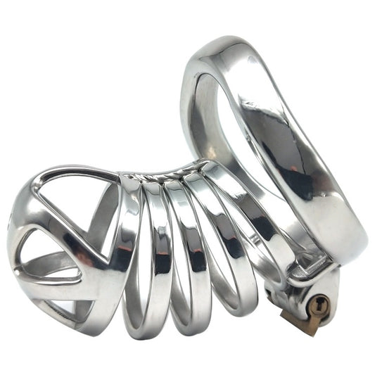 Male Cock Cage Chastity Device, Stainless Steel Ha