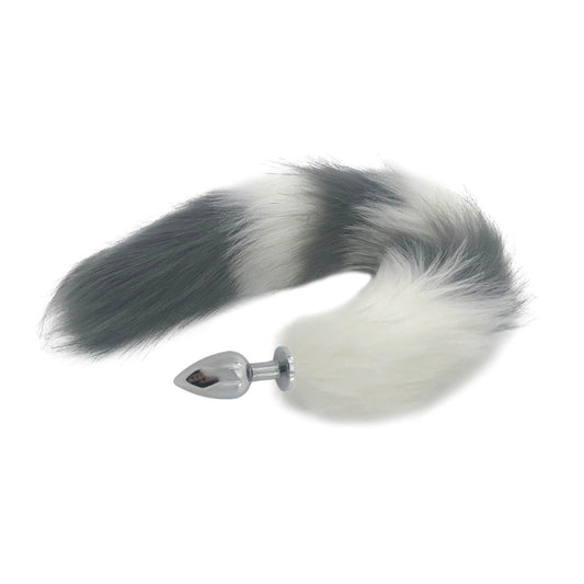 Removable Imitation Fox Tail Anal Plug For Couple 