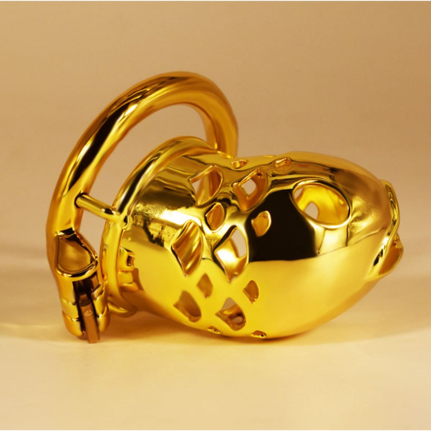 Gold Metal Chastity Lock Chastity Device Penis Res