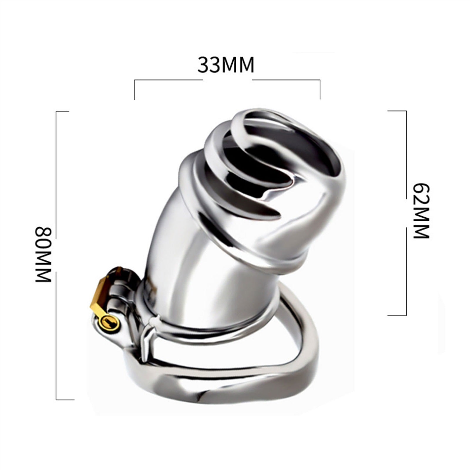 Master Slave Chastity Device 304 Stainless-steel M