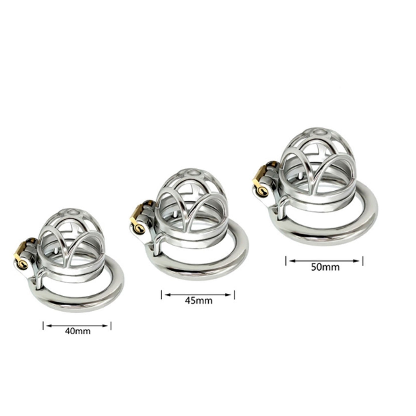 Male Stainless Steel Chastity Device Metal Chastit