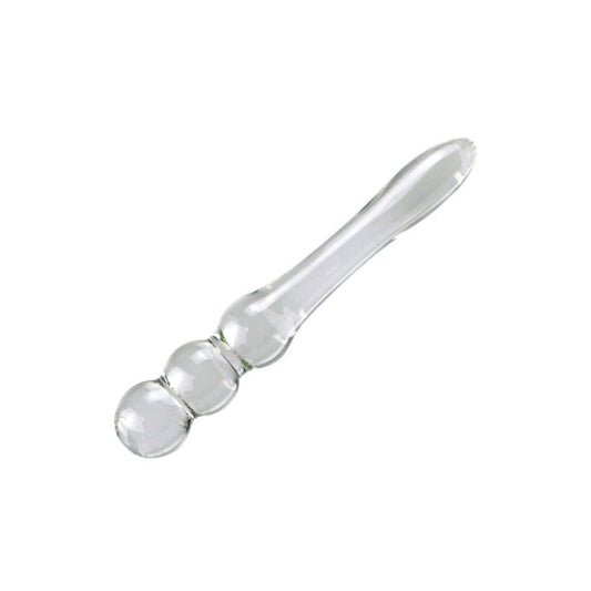 Crystal Glass Adult Toy Metal Anal Plug Ring For C