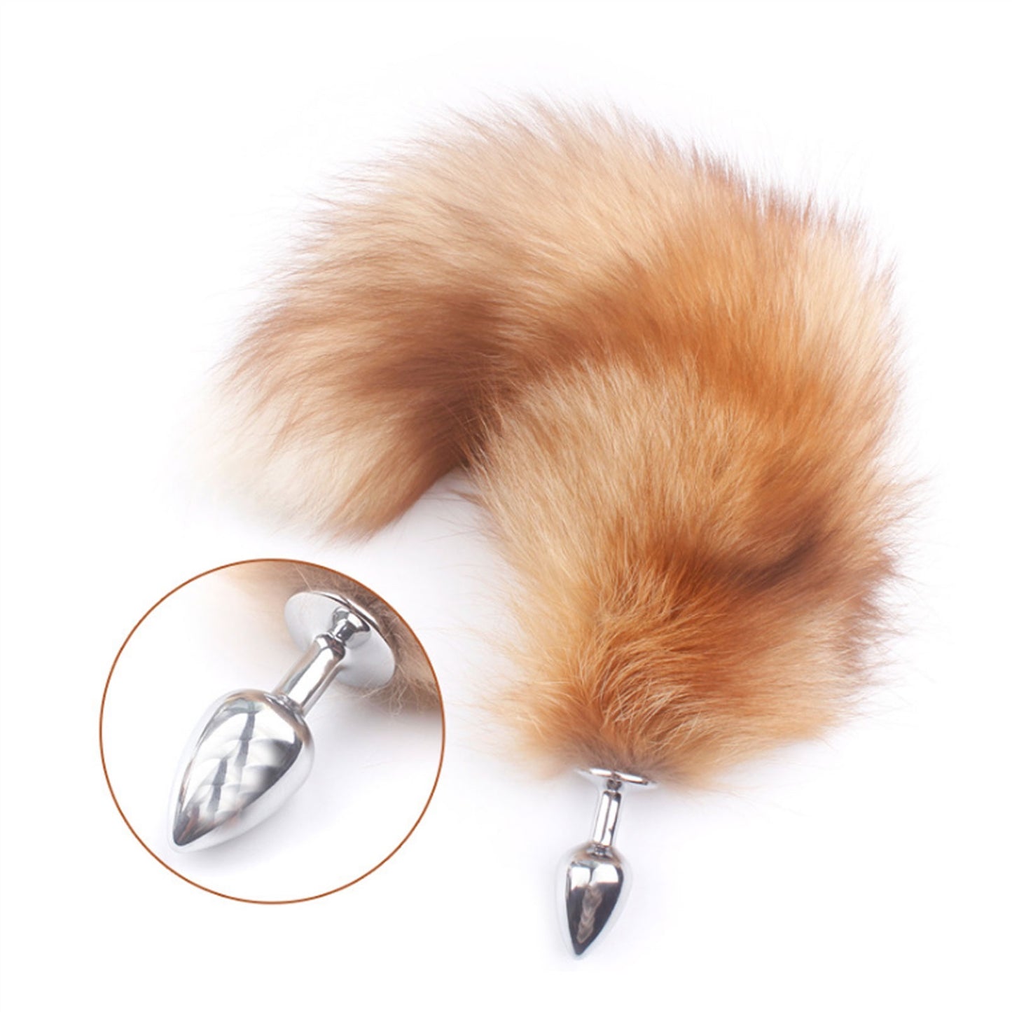 Fox Tail Trumpet Anal Plug Ring For Couple Game Be