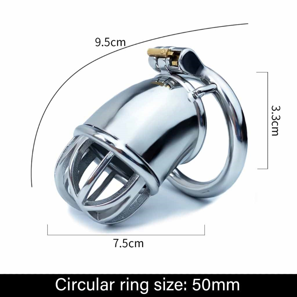 Small Chastity Devices Men, Stainless Steel Cock C