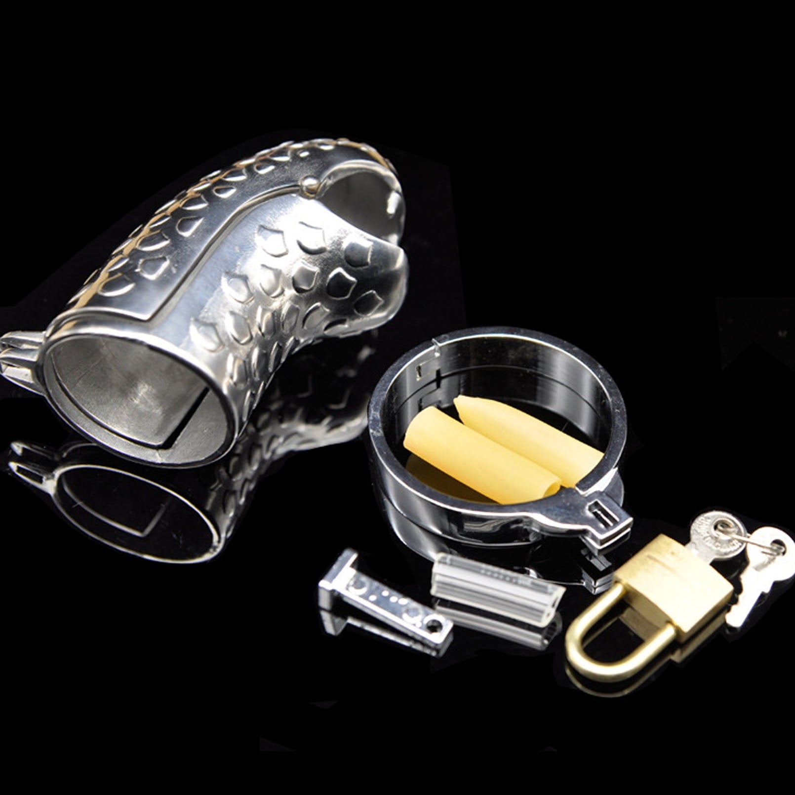 Master Slave Chastity Device 304 Stainless-steel M