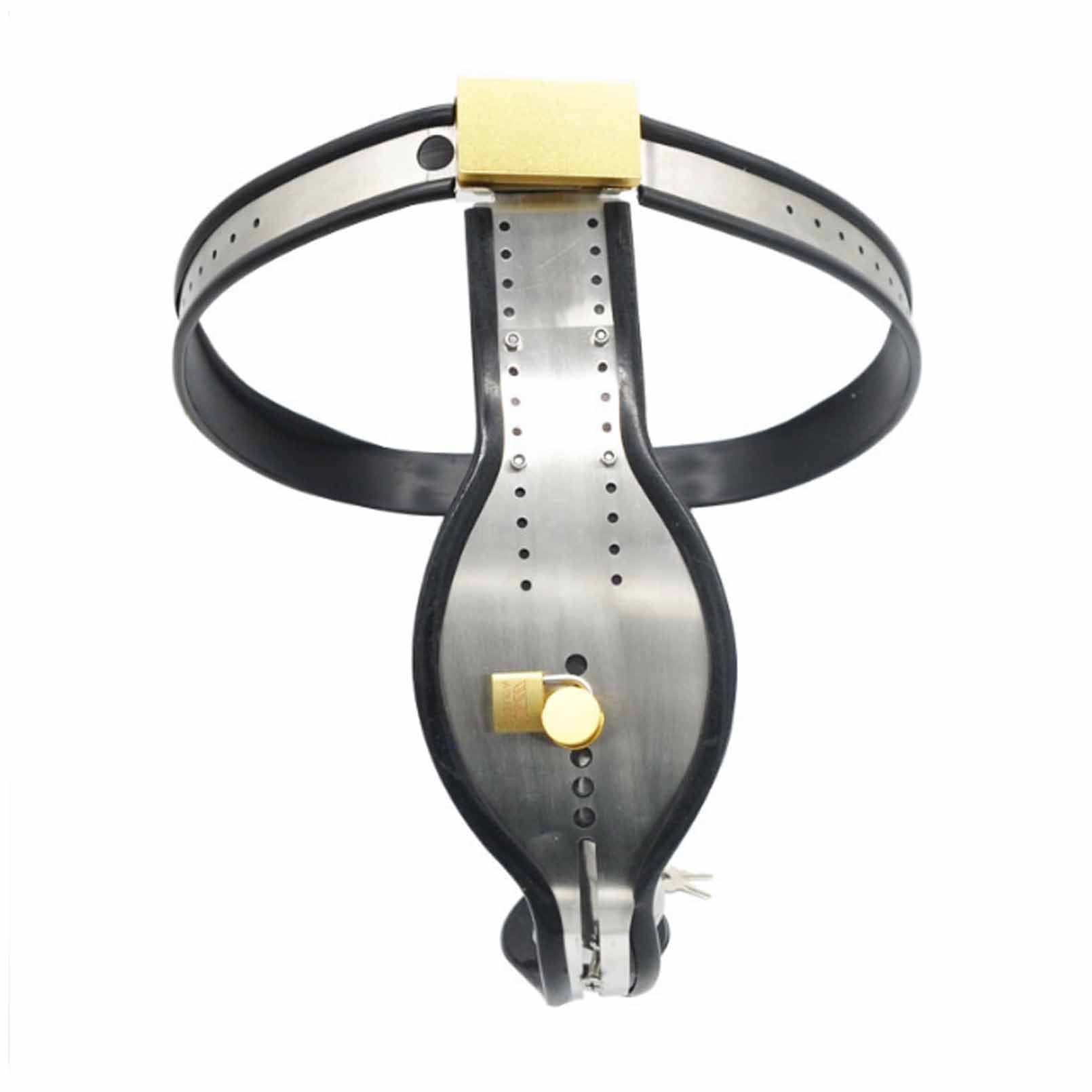 Female Chastity Belt Adjustable Stainless Steel Ch