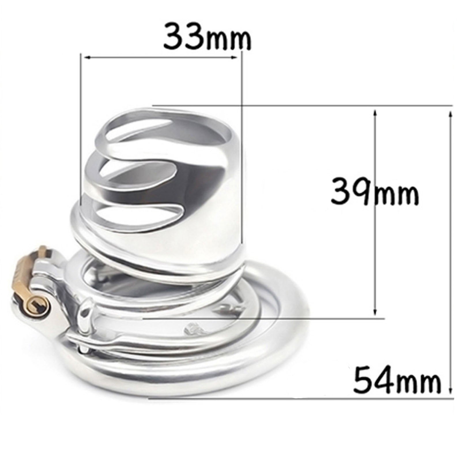 2-Rings Stainless Steel Protection Cage Lock For M