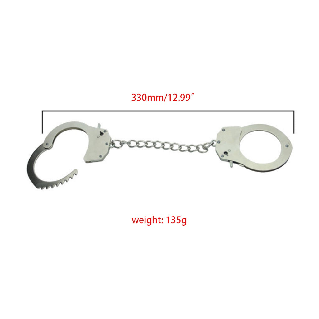 Binding Metal Key Lock Handcuffs Swat Role Police 