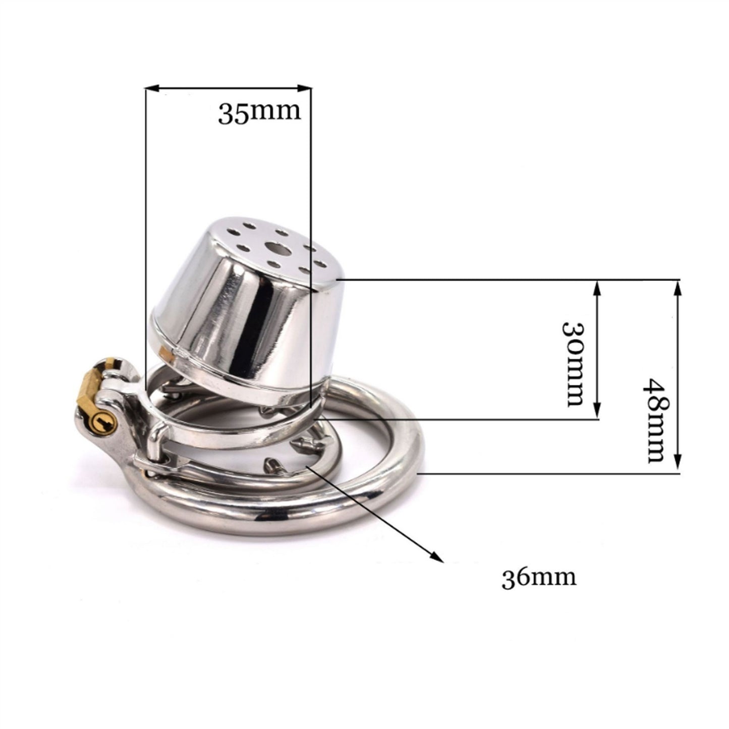 Master Slave Chastity Device 304 Stainless-steel M